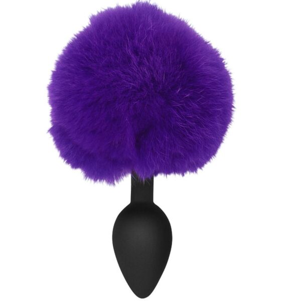 Plug anale con piumino viola - Sportsheets
