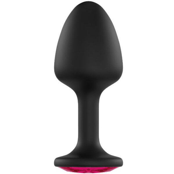 Plug anale Ruby nero/rosa 10,8cm - Marc Dorcel