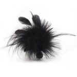 Tickler nero in piume Pom Pom - Bijoux Indiscrets